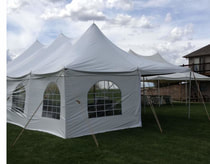 tent sides rent party